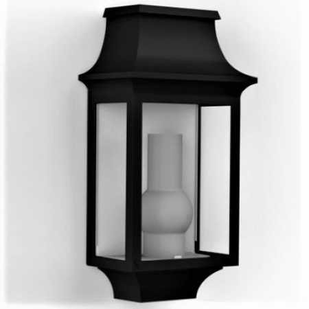 grüne Außenlampe antik